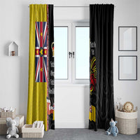 Aotearoa and Niue Toitu Te Tiriti Window Curtain Honour the Treaty - Fight Together Stand Together
