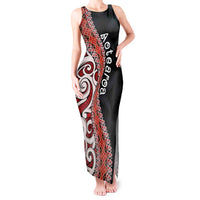 Aotearoa Maori Stylized Koru - Silver Ferns Tank Maxi Dress