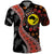 Aotearoa and Australia Polo Shirt Maori Koru Ferns With Aboriginal Kangaroo