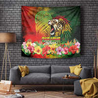 Hawaiian Reggae Tapestry Jawaiian One Love-Tribal Tatoos and Rastafari Lion LT03 Multicolor - Polynesian Pride