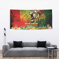 Hawaiian Reggae Tapestry Jawaiian One Love-Tribal Tatoos and Rastafari Lion LT03 - Polynesian Pride