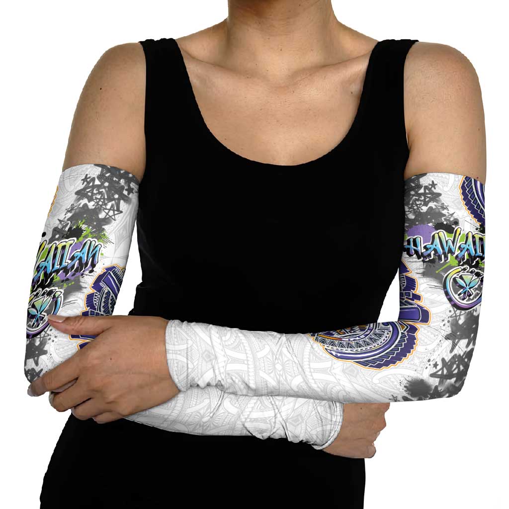 Traditional Art Hawaiian Kakau Tattoos Arm Sleeves Graffiti Style - Polynesian Pride