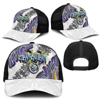Traditional Art Hawaiian Kakau Tattoos Baseball Net Cap Graffiti Style - Polynesian Pride