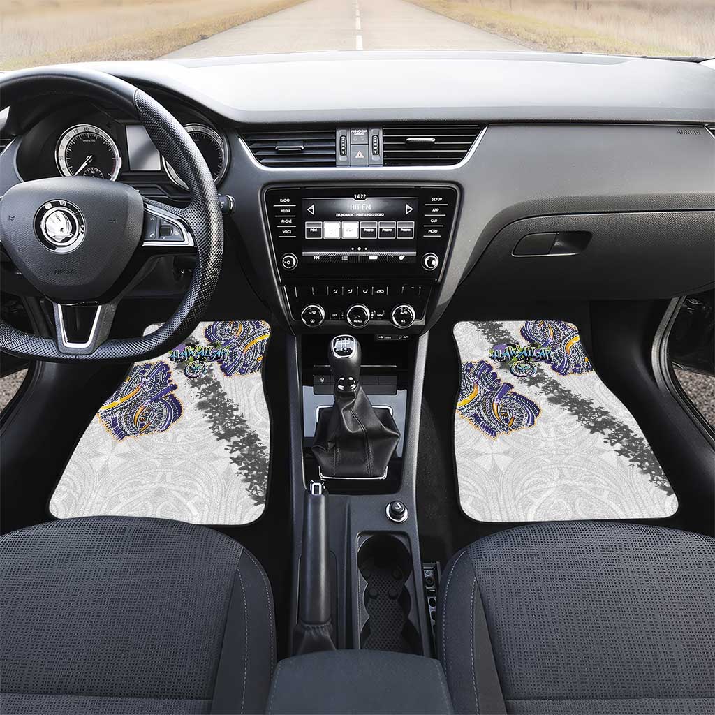 Traditional Art Hawaiian Kakau Tattoos Car Mats Graffiti Style - Polynesian Pride