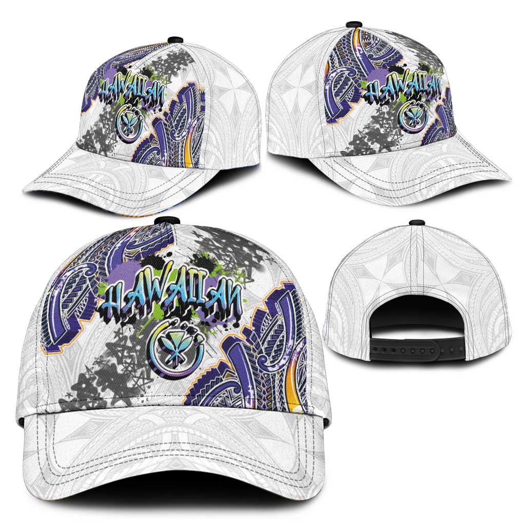 Traditional Art Hawaiian Kakau Tattoos Classic Cap Graffiti Style - Polynesian Pride