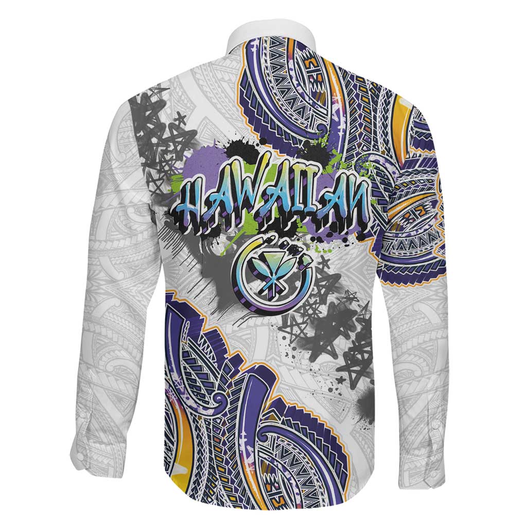 Traditional Art Hawaiian Kakau Tattoos Family Matching Mermaid Dress and Hawaiian Shirt Graffiti Style - Polynesian Pride