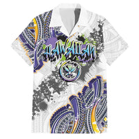 Traditional Art Hawaiian Kakau Tattoos Family Matching Summer Maxi Dress and Hawaiian Shirt Graffiti Style - Polynesian Pride