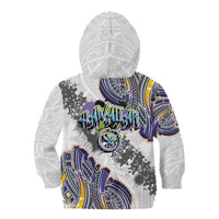 Traditional Art Hawaiian Kakau Tattoos Kid Hoodie Graffiti Style LT03 - Polynesian Pride