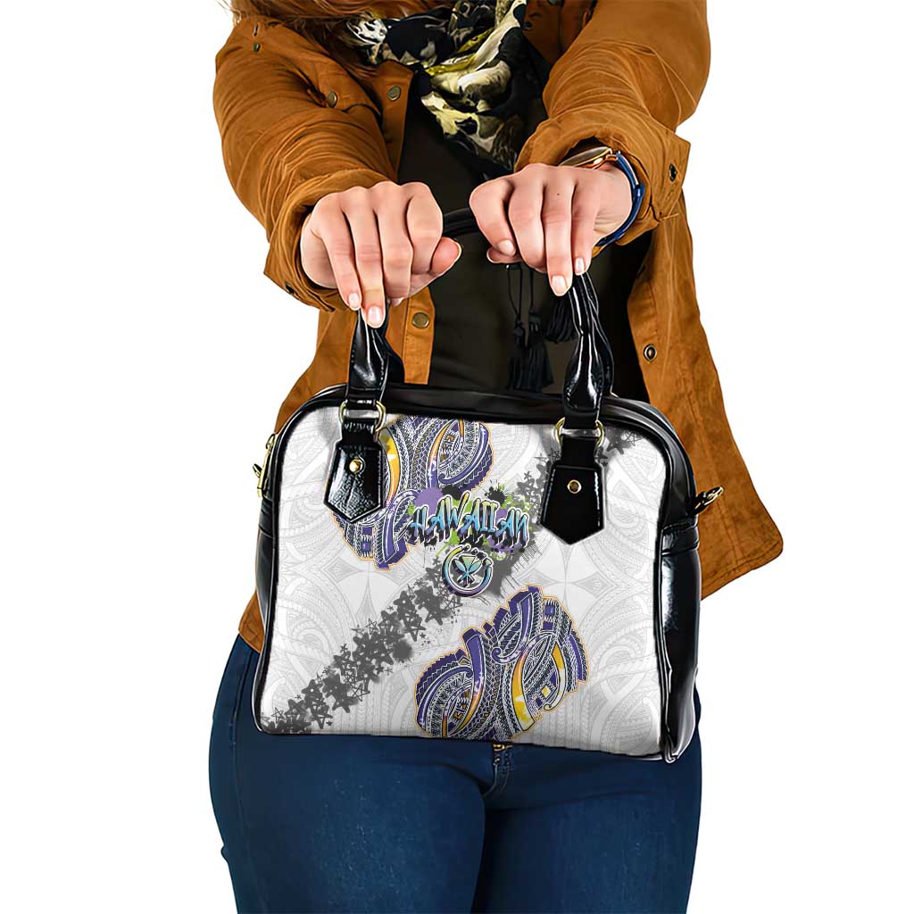 Traditional Art Hawaiian Kakau Tattoos Shoulder Handbag Graffiti Style - Polynesian Pride