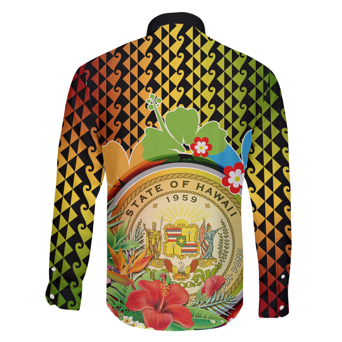 Hawaii Womens Day Wahine Family Matching Off Shoulder Short Dress and Hawaiian Shirt Strong Beautiful Woman with Kakau Style LT03 - Polynesian Pride