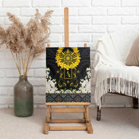 Flores de Mayo and Filipino Fiesta Canvas Wall Art The Sun-Jasmine and Polynesian Yakan Tattoo Barong Style