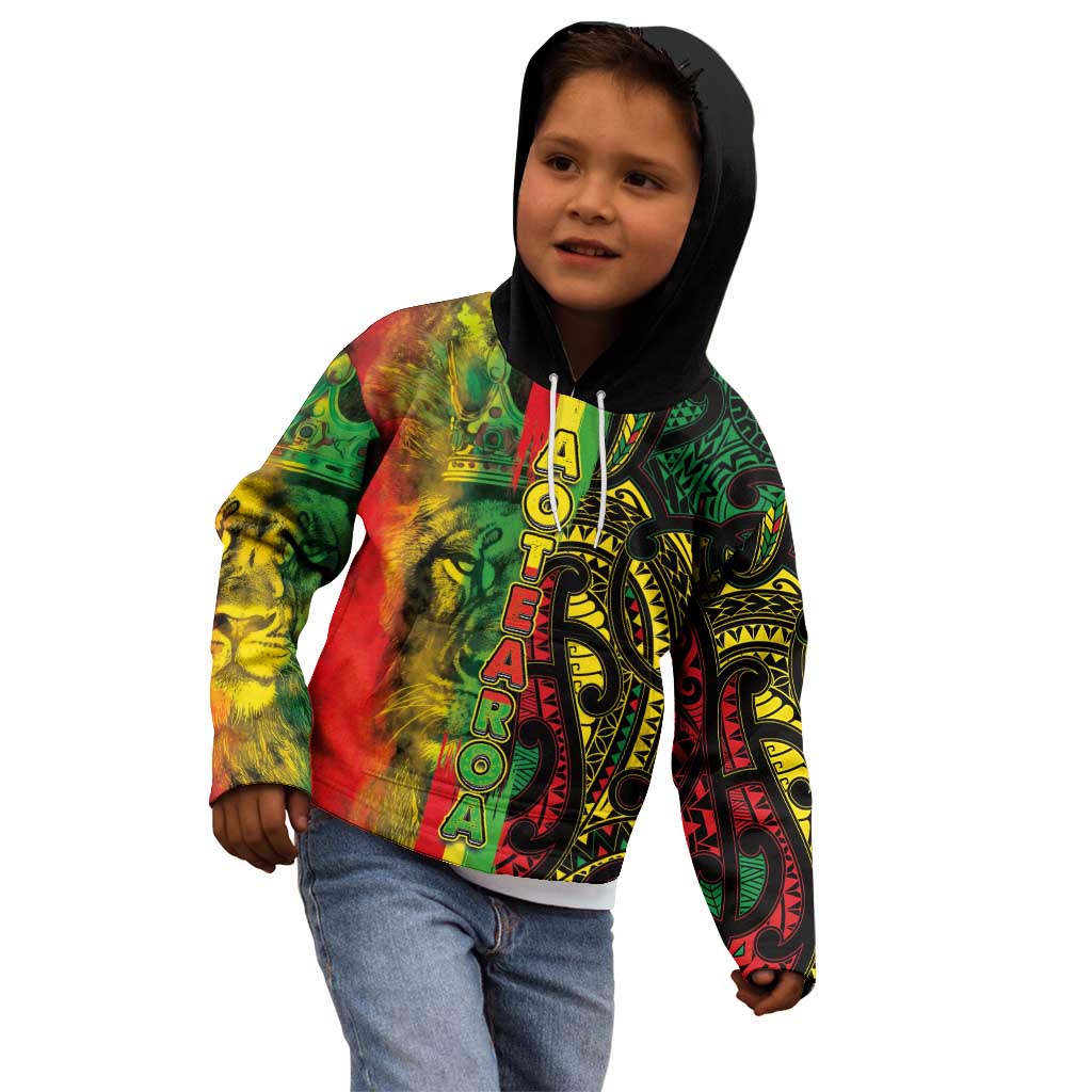 Aotearoa Reggae Kid Hoodie Maori Reggae-One Love