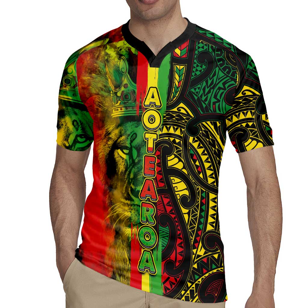 Aotearoa Reggae Rugby Jersey Maori Reggae-One Love