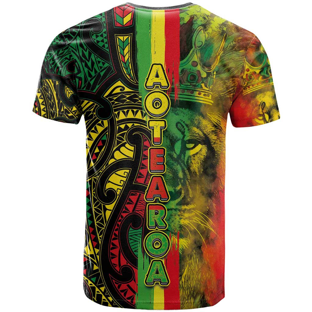 Aotearoa Reggae T Shirt Maori Reggae-One Love