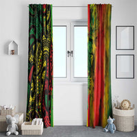 Aotearoa Reggae Window Curtain Maori Reggae-One Love