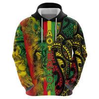Aotearoa Reggae Zip Hoodie Maori Reggae-One Love
