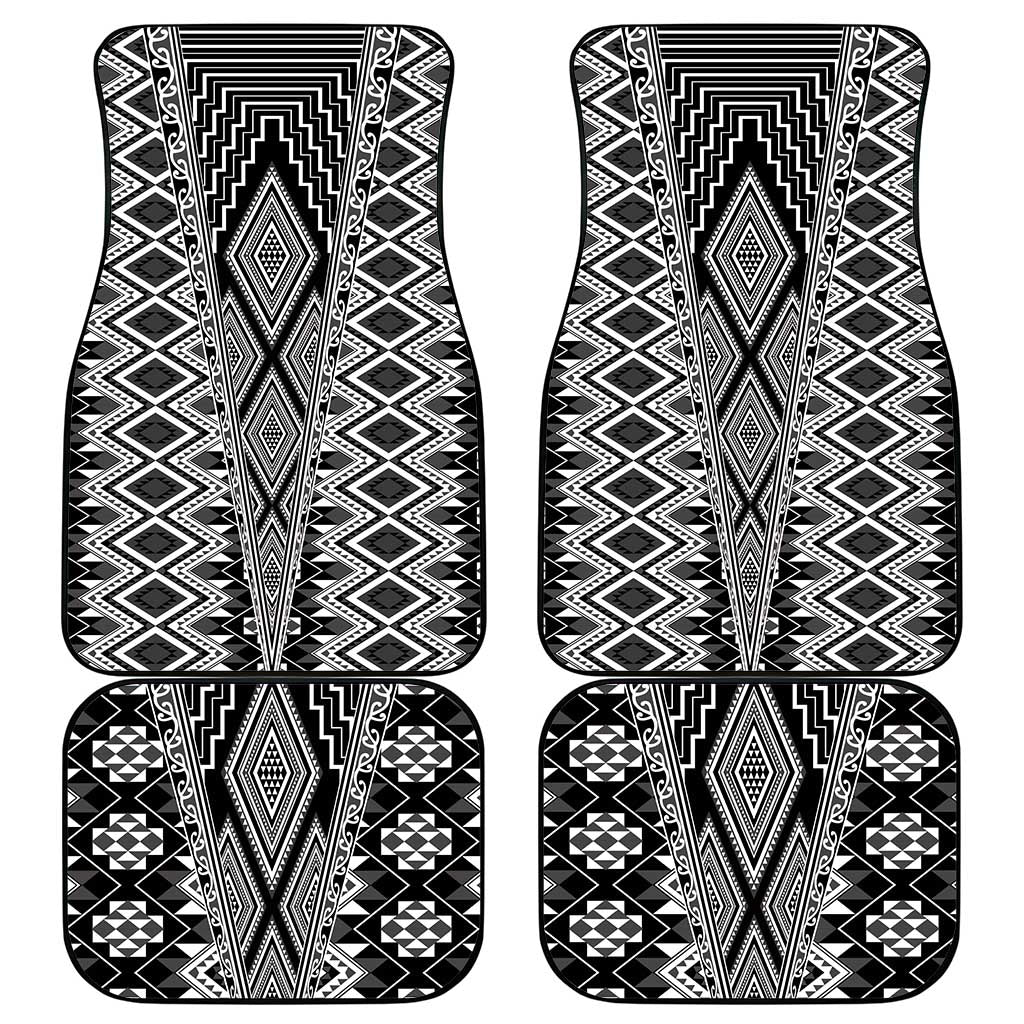 Aotearoa Tukutuku and Poutama Motif Classic Car Mats
