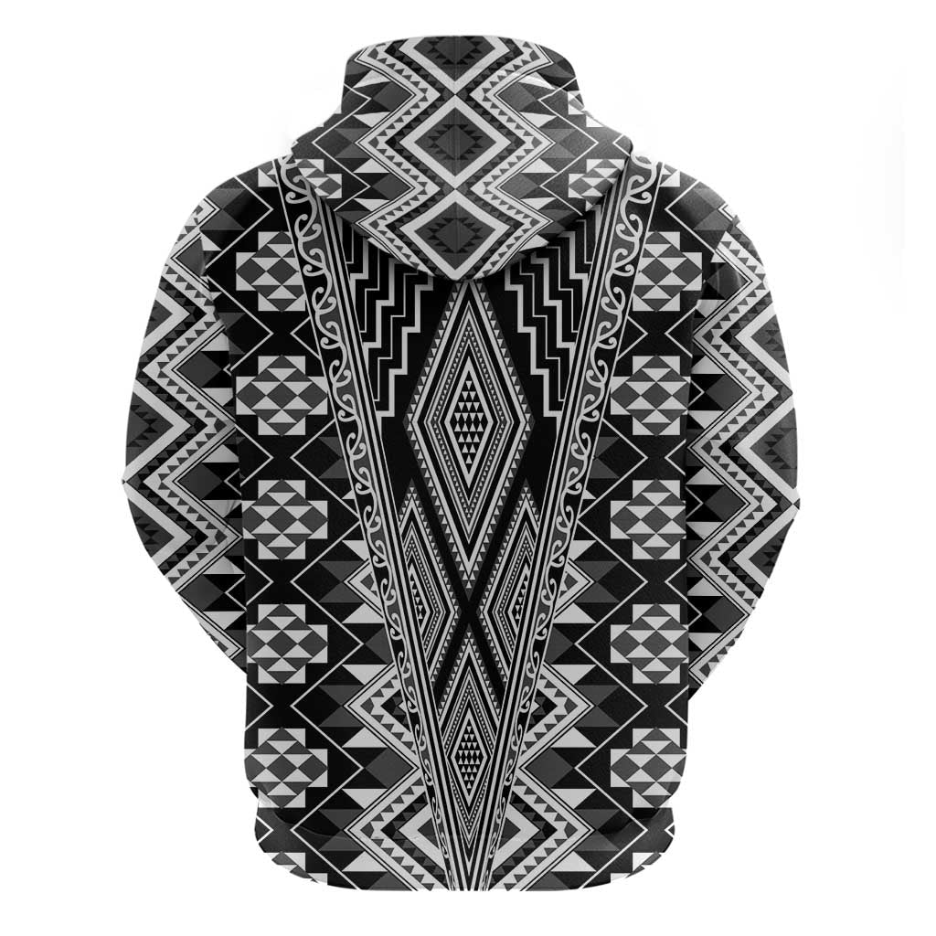 Aotearoa Tukutuku and Poutama Motif Classic Hoodie