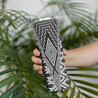 Aotearoa Tukutuku and Poutama Motif Classic Skinny Tumbler
