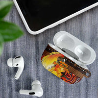Australia and Papua New Guinea Together AirPods Case Kangaroo Aboriginal Art and Bird-of-paradise Oro Tribal Motifs - Polynesian Pride