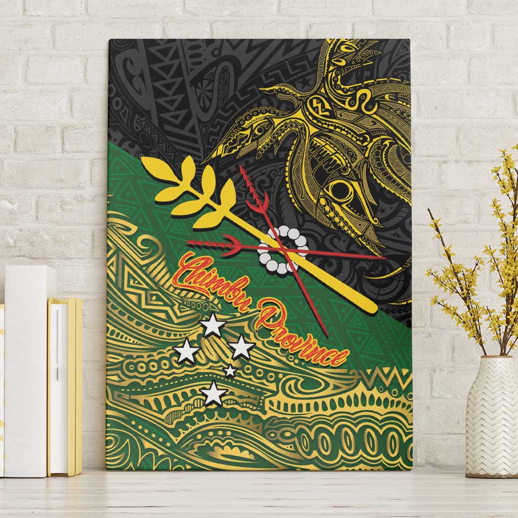 Chimpu Province Papua New Guinea Canvas Wall Art Bird-of-paradise Art Tattoo and Melanesian Motifs - Polynesian Pride