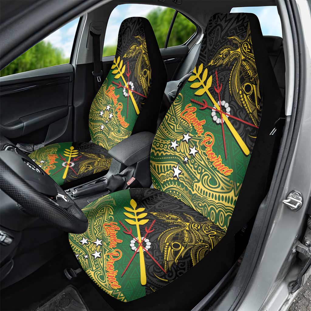 Chimpu Province Papua New Guinea Car Seat Cover Bird-of-paradise Art Tattoo and Melanesian Motifs - Polynesian Pride