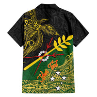 Personalized Chimpu Province Papua New Guinea Family Matching Summer Maxi Dress and Hawaiian Shirt Bird-of-paradise Art Tattoo and Melanesian Motifs - Polynesian Pride