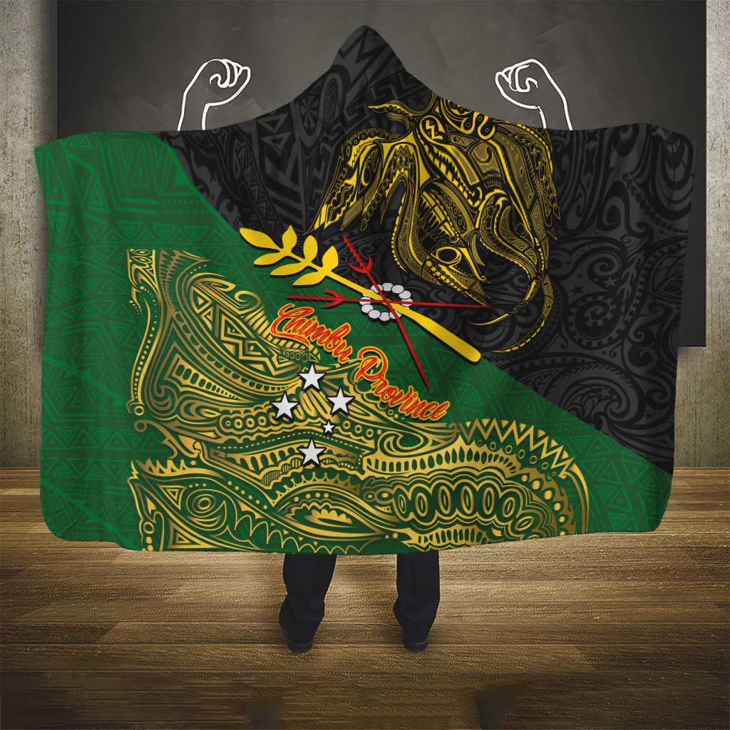 Chimpu Province Papua New Guinea Hooded Blanket Bird-of-paradise Art Tattoo and Melanesian Motifs - Polynesian Pride