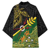 Personalized Chimpu Province Papua New Guinea Kimono Bird-of-paradise Art Tattoo and Melanesian Motifs LT03 - Polynesian Pride