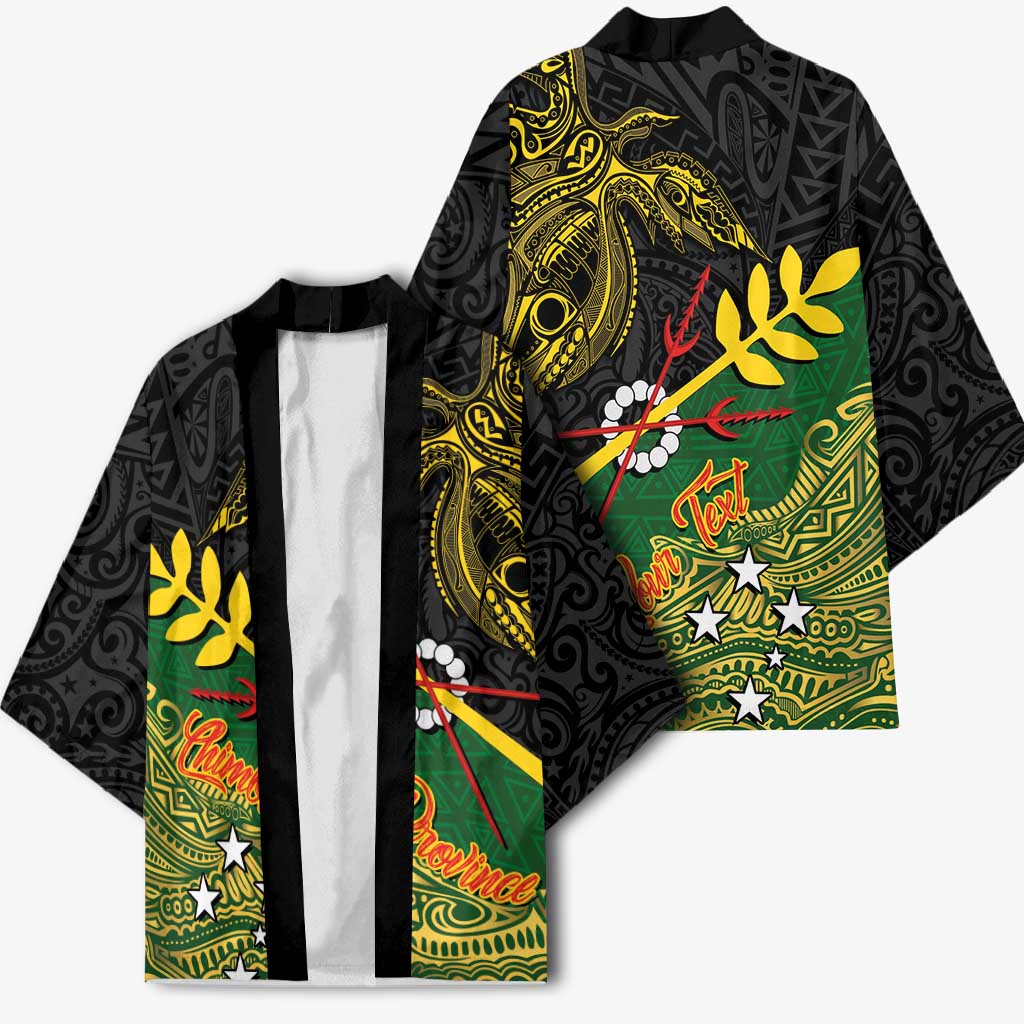 Personalized Chimpu Province Papua New Guinea Kimono Bird-of-paradise Art Tattoo and Melanesian Motifs LT03 - Polynesian Pride