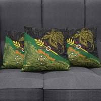 Chimpu Province Papua New Guinea Pillow Cover Bird-of-paradise Art Tattoo and Melanesian Motifs - Polynesian Pride