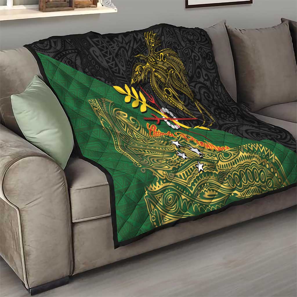 Chimpu Province Papua New Guinea Quilt Bird-of-paradise Art Tattoo and Melanesian Motifs - Polynesian Pride