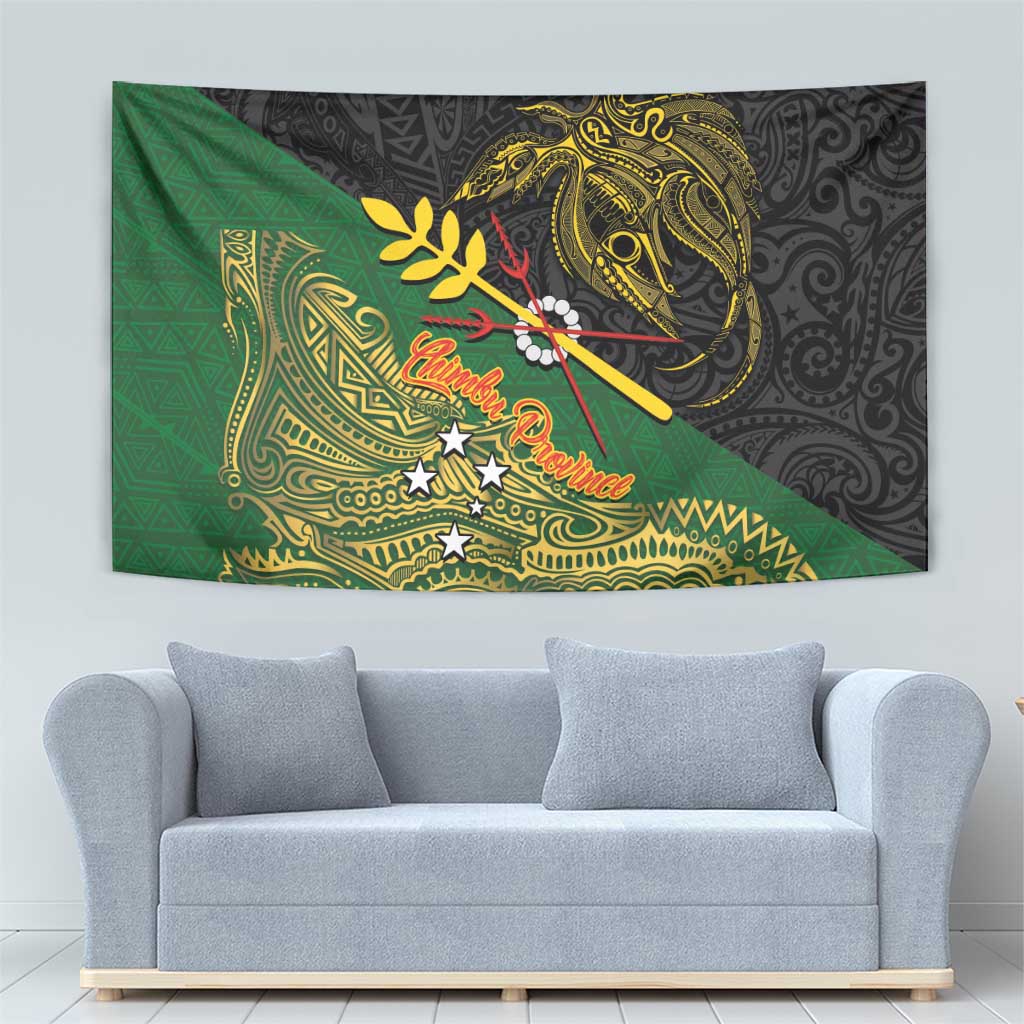 Chimpu Province Papua New Guinea Tapestry Bird-of-paradise Art Tattoo and Melanesian Motifs LT03 - Polynesian Pride