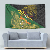 Chimpu Province Papua New Guinea Tapestry Bird-of-paradise Art Tattoo and Melanesian Motifs LT03 - Polynesian Pride