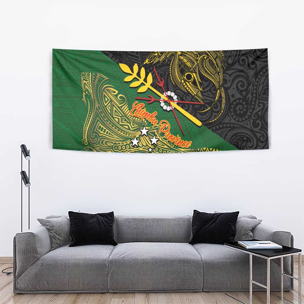 Chimpu Province Papua New Guinea Tapestry Bird-of-paradise Art Tattoo and Melanesian Motifs LT03 - Polynesian Pride