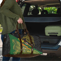 Chimpu Province Papua New Guinea Travel Bag Bird-of-paradise Art Tattoo and Melanesian Motifs - Polynesian Pride