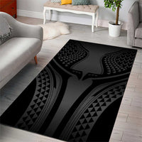 Hawaiian Kakau Art Tattoos Aquaman Style Area Rug Special Edition - Polynesian Pride