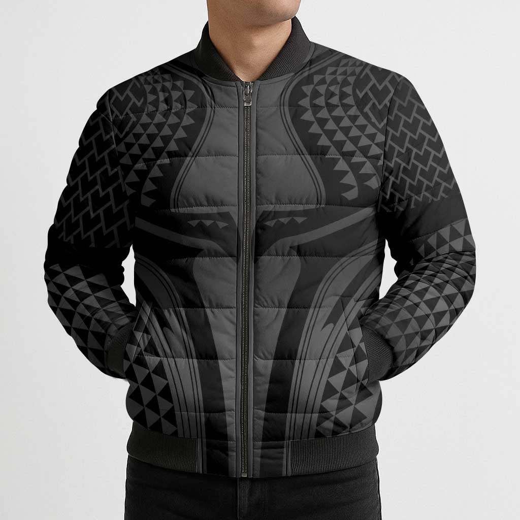 Hawaiian Kakau Art Tattoos Aquaman Style Bomber Puffer Jacket Special Edition LT03 - Polynesian Pride
