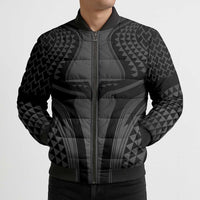 Hawaiian Kakau Art Tattoos Aquaman Style Bomber Puffer Jacket Special Edition LT03 - Polynesian Pride