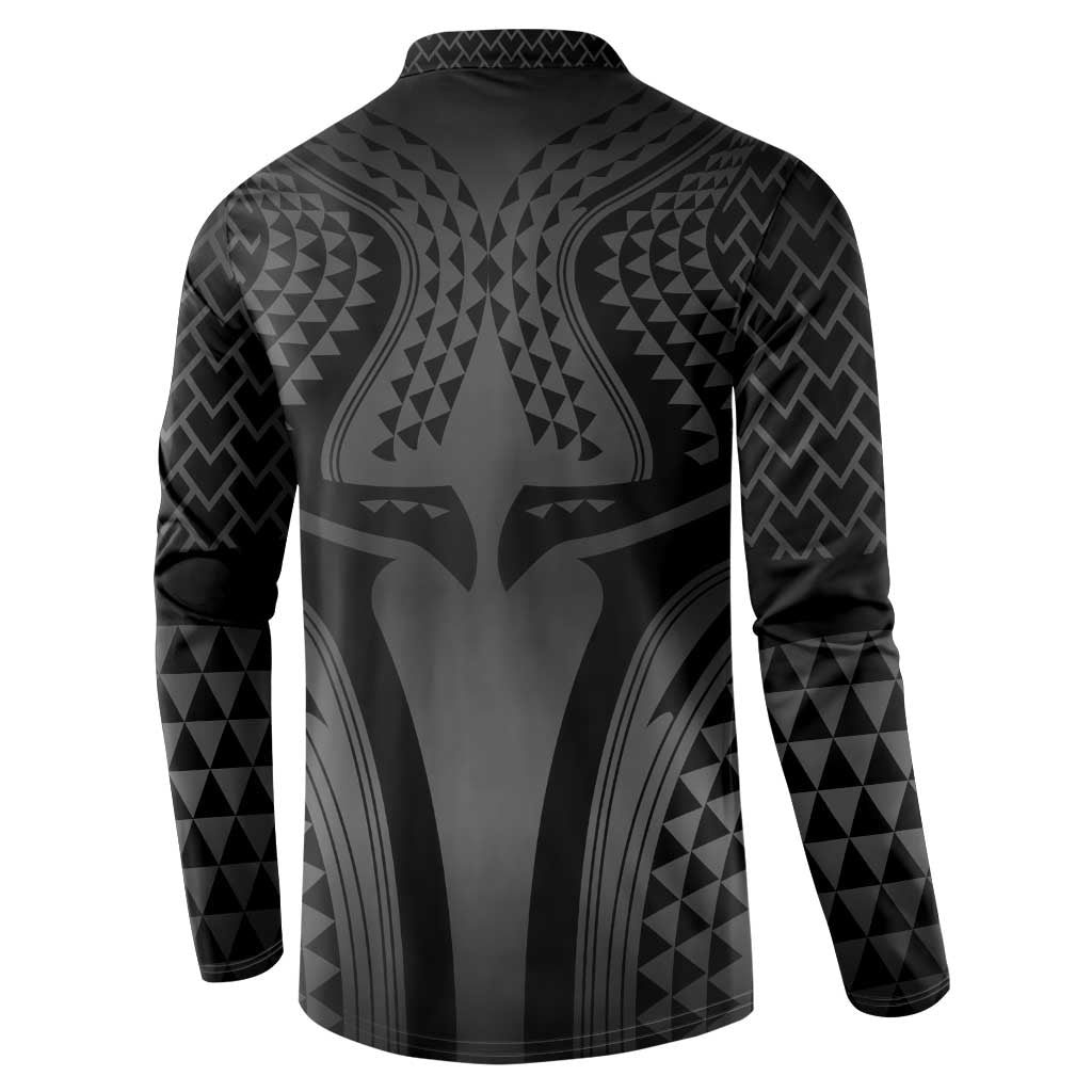 Hawaiian Kakau Art Tattoos Aquaman Style Button Sweatshirt Special Edition LT03 - Polynesian Pride