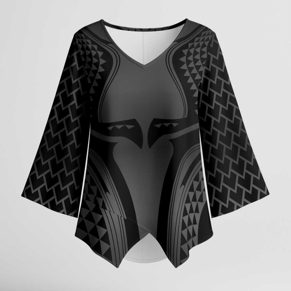 Hawaiian Kakau Art Tattoos Aquaman Style Kimono Sleeve Blouse Special Edition - Polynesian Pride