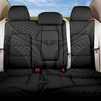 Hawaiian Kakau Art Tattoos Aquaman Style Back Car Seat Cover Black Version - Polynesian Pride