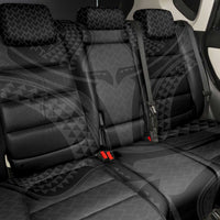 Hawaiian Kakau Art Tattoos Aquaman Style Back Car Seat Cover Black Version - Polynesian Pride