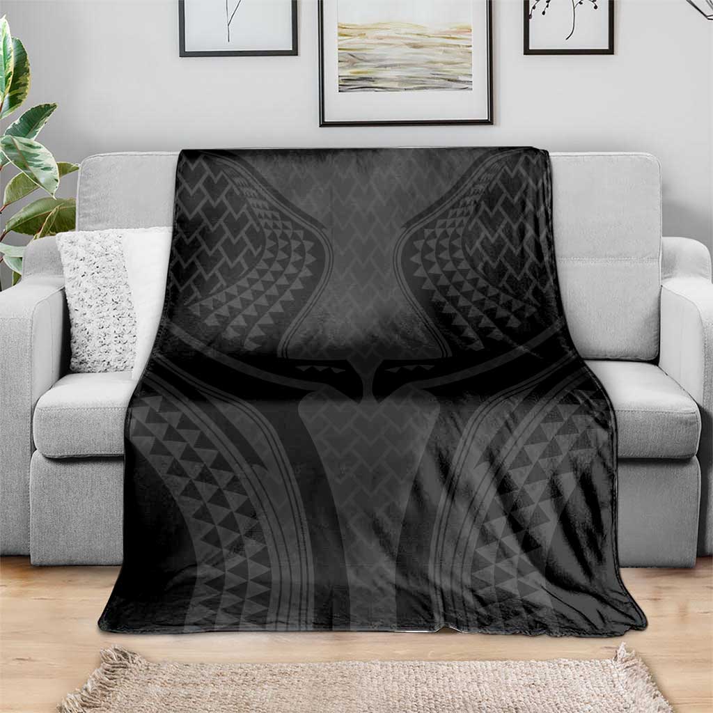 Hawaiian Kakau Art Tattoos Aquaman Style Blanket Black Version - Polynesian Pride