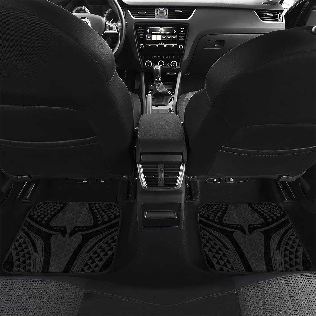 Hawaiian Kakau Art Tattoos Aquaman Style Car Mats Black Version - Polynesian Pride