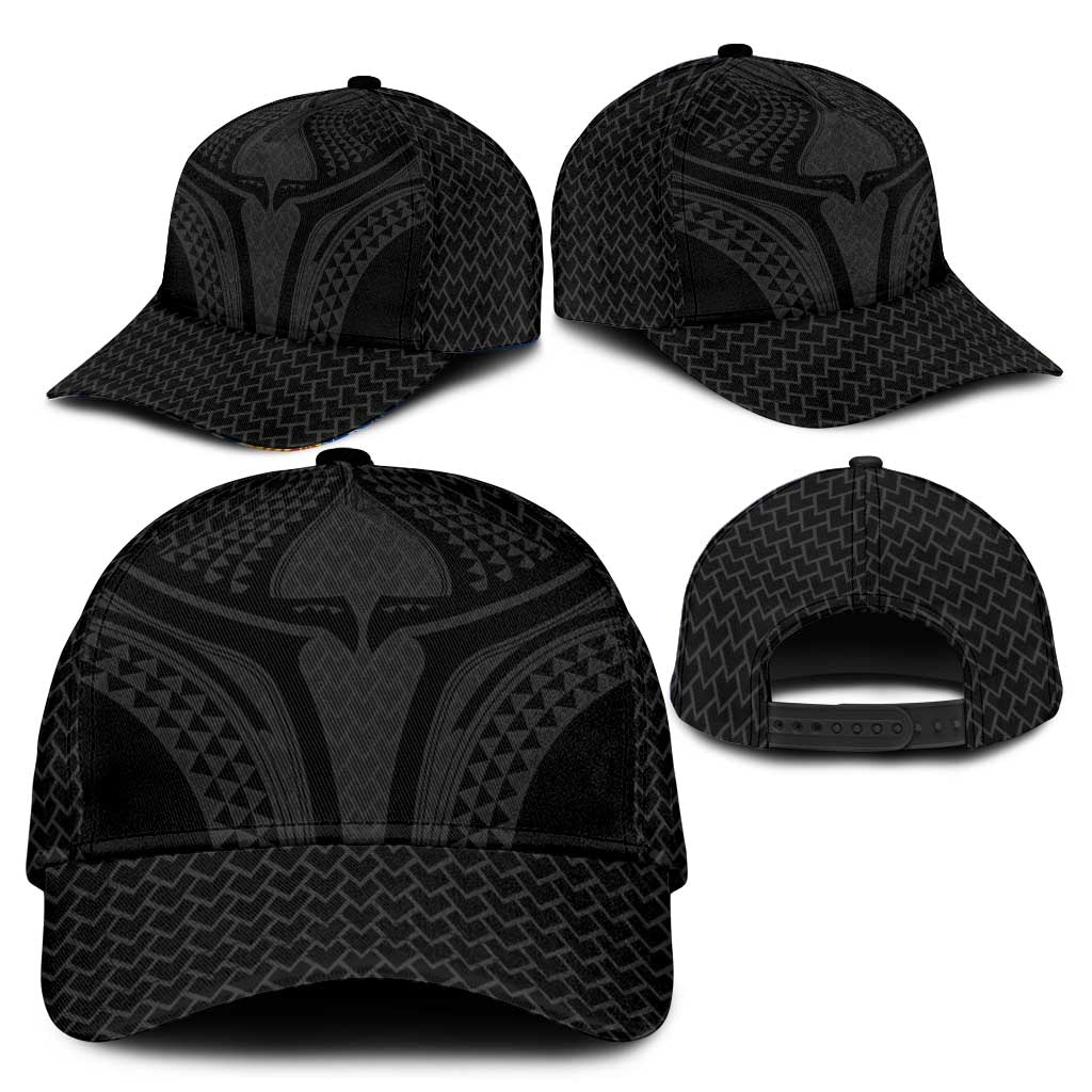 Hawaiian Kakau Art Tattoos Aquaman Style Classic Cap Black Version - Polynesian Pride