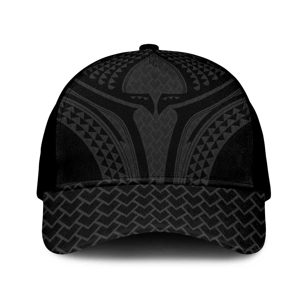 Hawaiian Kakau Art Tattoos Aquaman Style Mesh Trucker Cap Black Version - Polynesian Pride