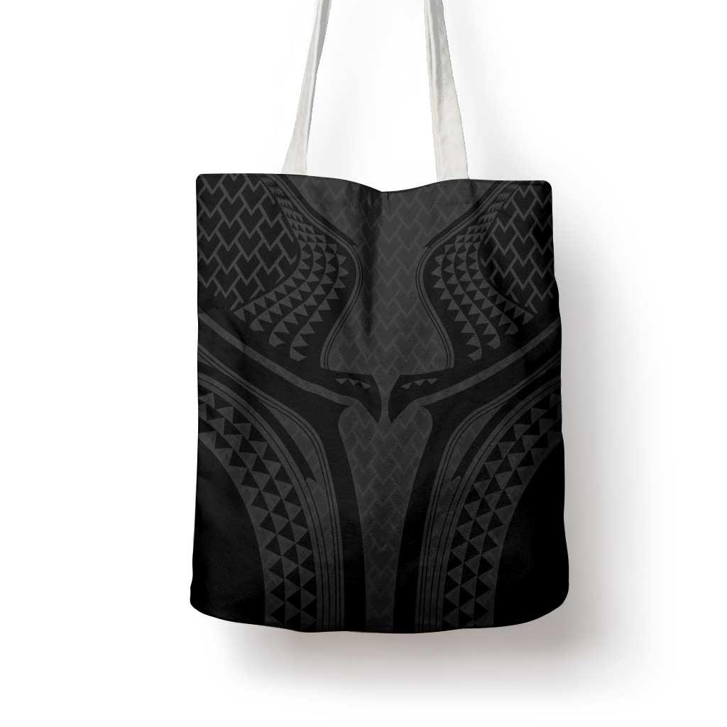 Hawaiian Kakau Art Tattoos Aquaman Style Tote Bag Black Version LT03 - Polynesian Pride