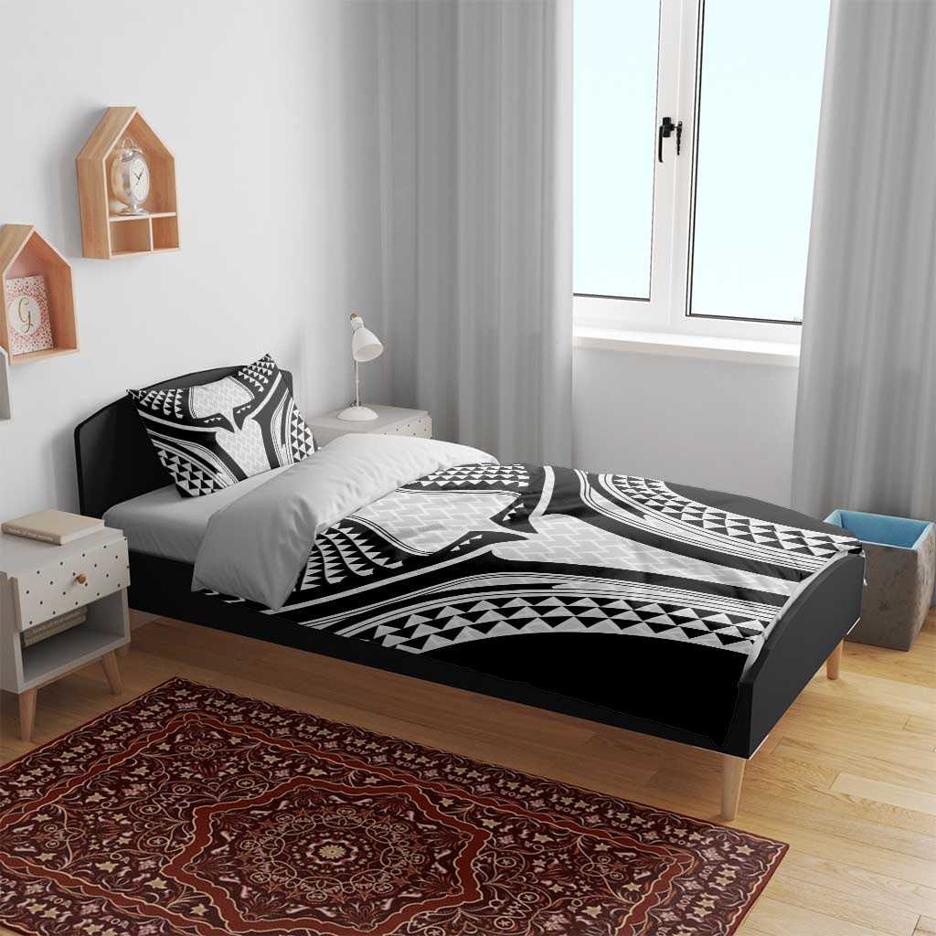 Hawaiian Kakau Art Tattoos Aquaman Style Bedding Set White Version - Polynesian Pride