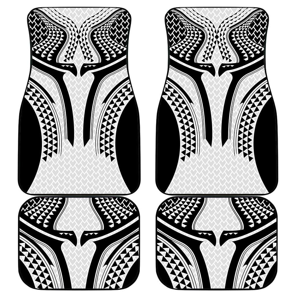 Hawaiian Kakau Art Tattoos Aquaman Style Car Mats White Version - Polynesian Pride